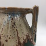 Vase style west germany vintage coulure glaçurée