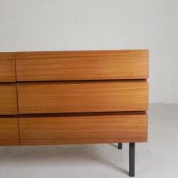 Mid-century chest of drawers with 6 drawers in the Musterring style, 1960s.