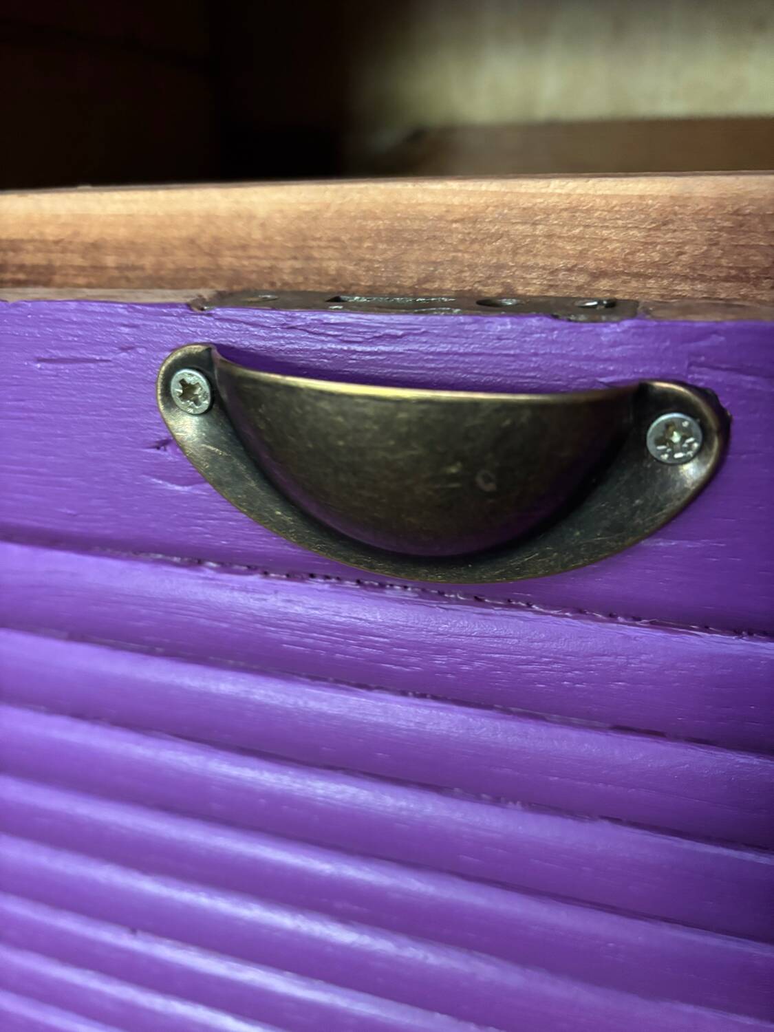 Purple notary cabinet / filing cabinet