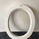 Set of 2 wooden frames of white color