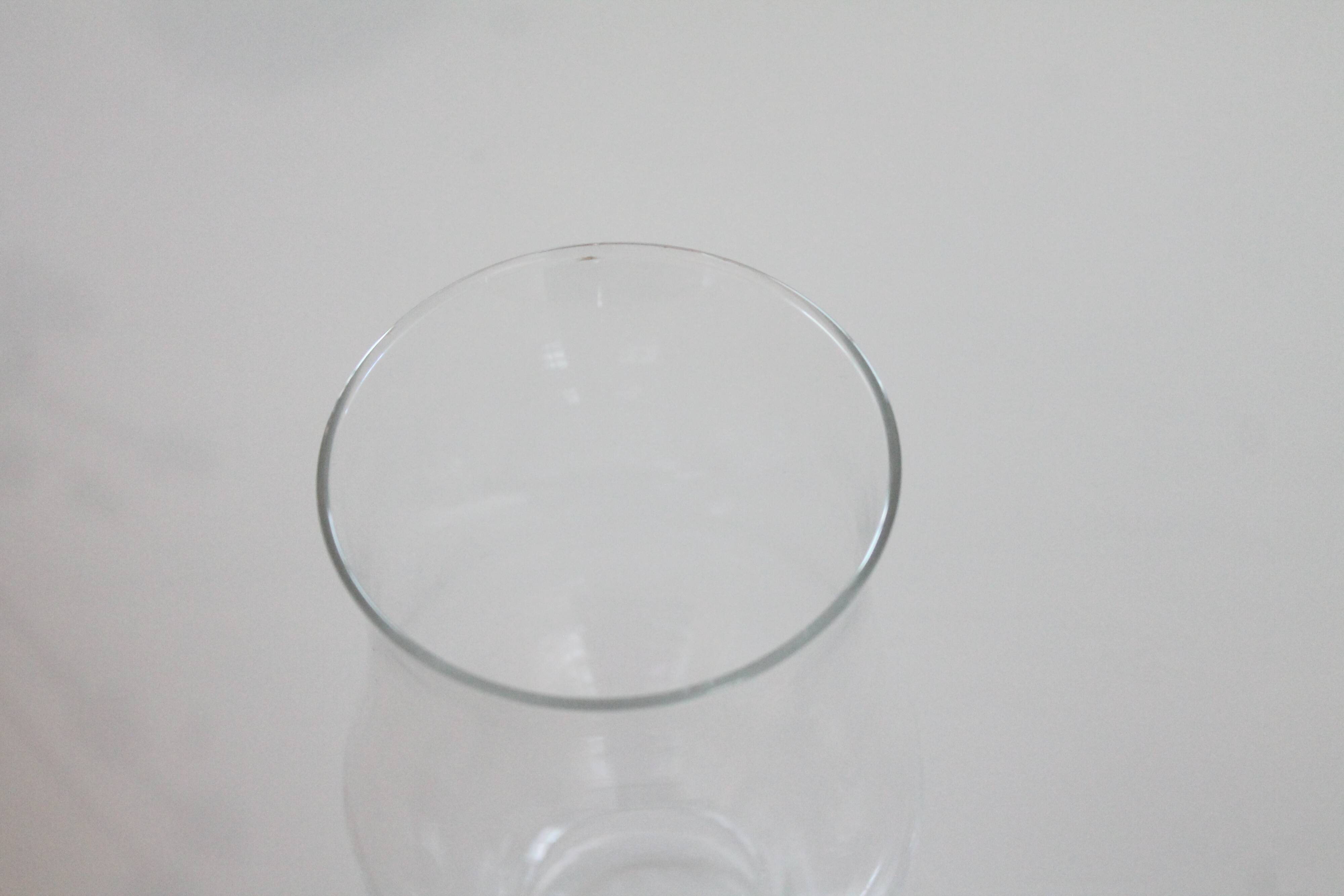 Vintage clear glass lampshade