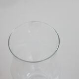 Vintage transparent glass lampshade