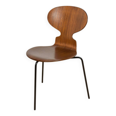 Chaise Ant Modèle 3101 en Teck par Arne Jacobsen pour Fritz Hansen, Danemark.