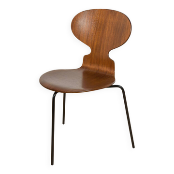 Chaise Ant Modèle 3101 en Teck par Arne Jacobsen pour Fritz Hansen, Danemark.