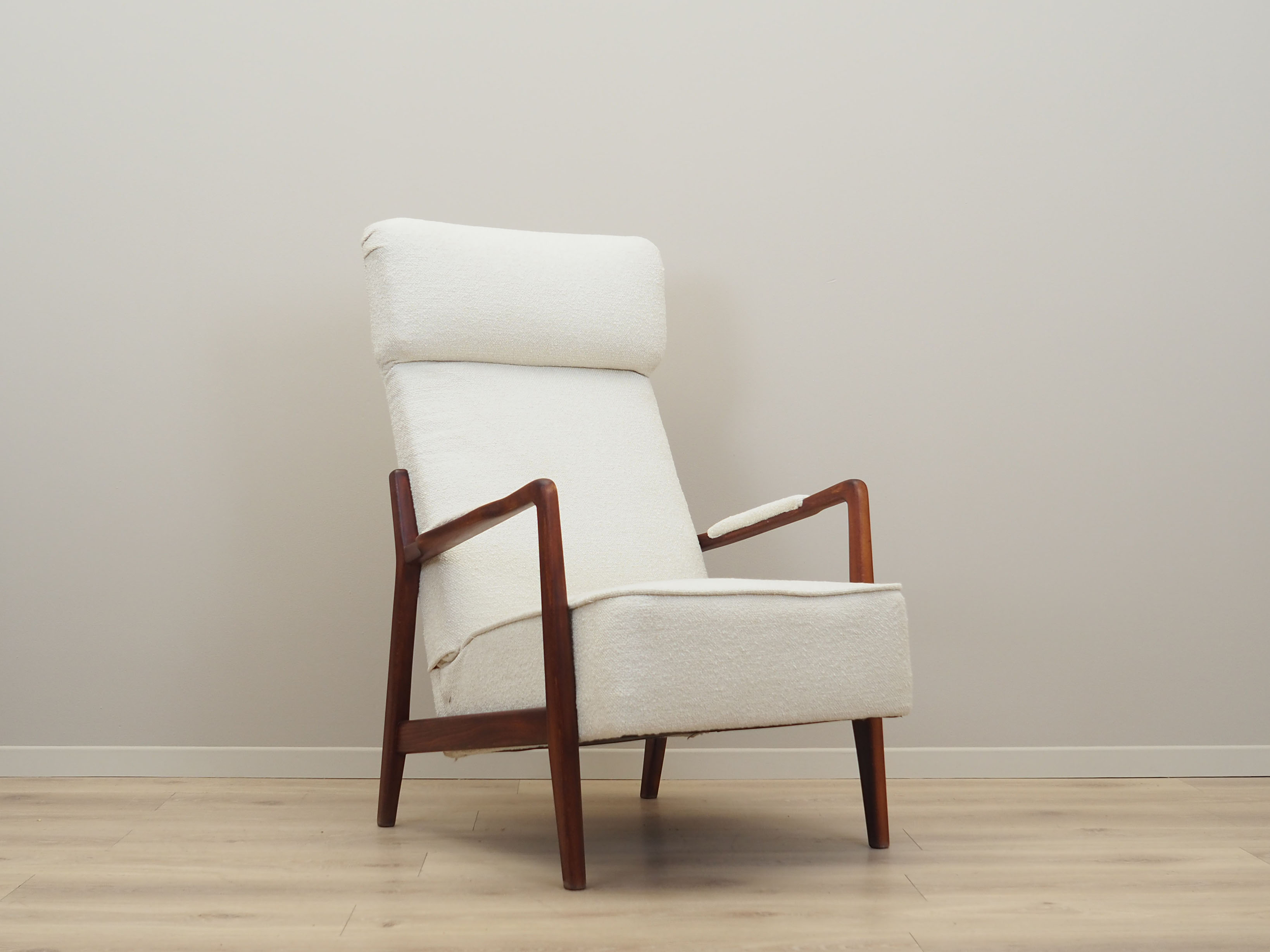 Beech armchair, Scandinavian design, 1960s, designer Folke Ohlsson, manufacturer DUX