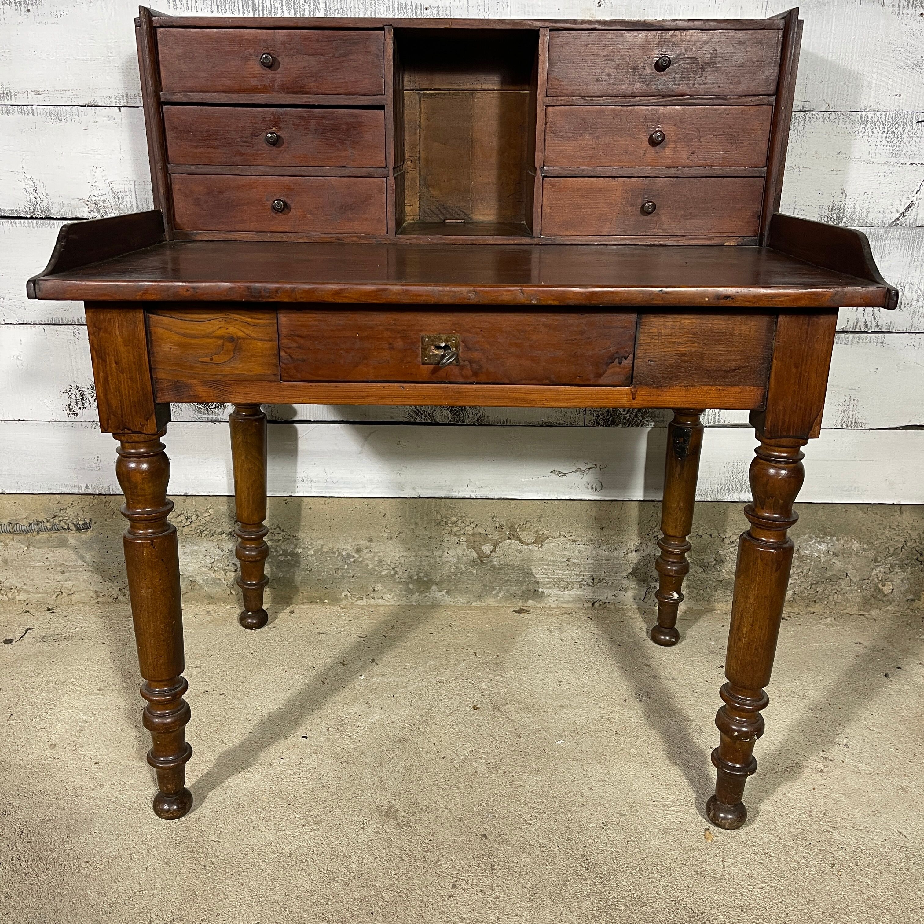 Wooden secretary desk