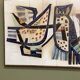 Wall panel, modernist ceramic signed Sinclair (from Hendrickx), 1950/60