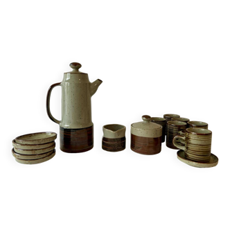 Stoneware coffee service