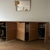 Solid oak ethnicraft sideboard