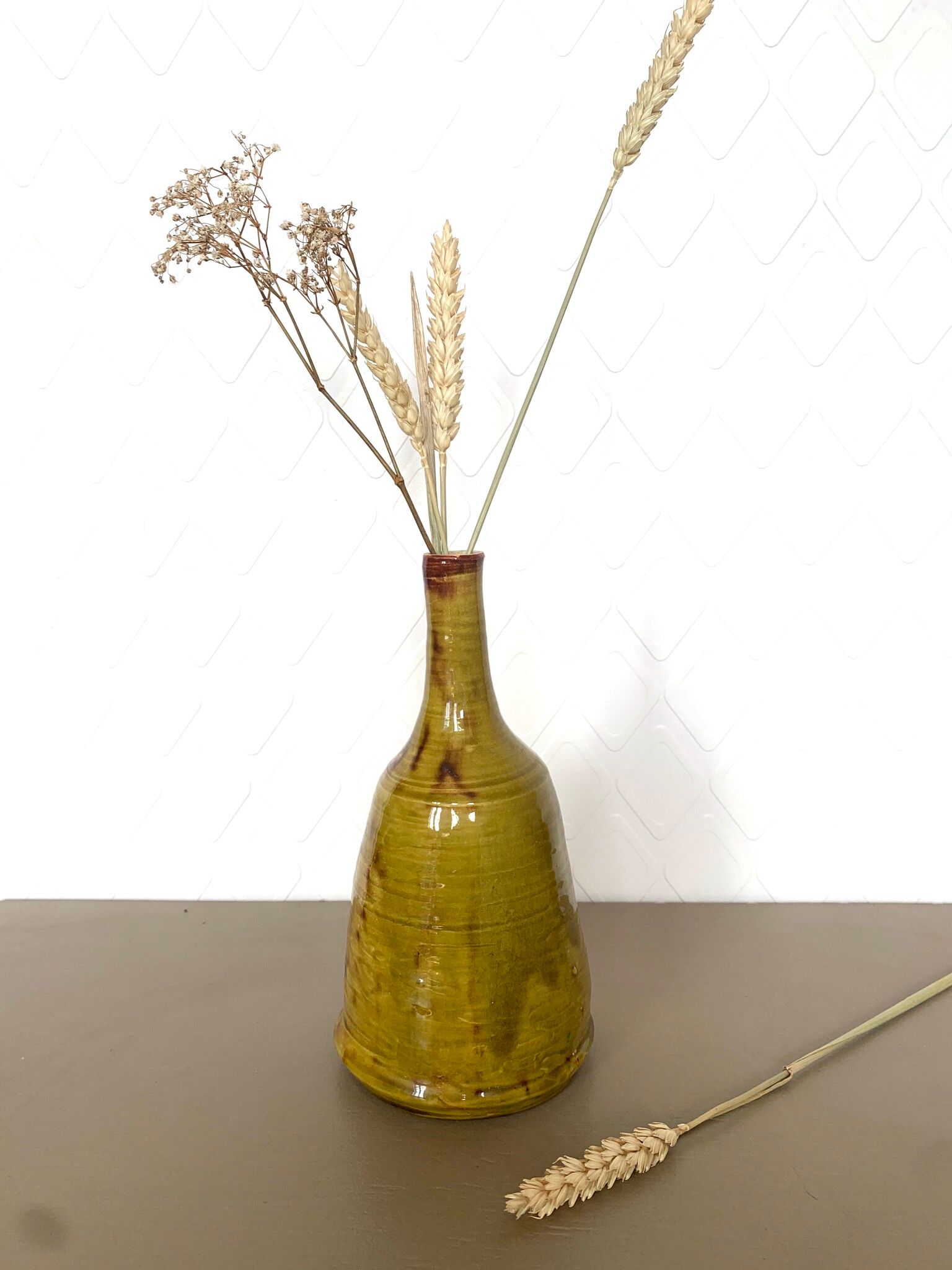 Vase en grès vernissé