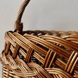 Vintage wicker basket