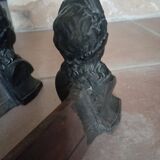 Pair of old andirons