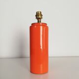 Ceramic lamp stand, orange