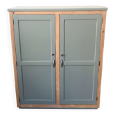 Verdigris two-door wardrobe