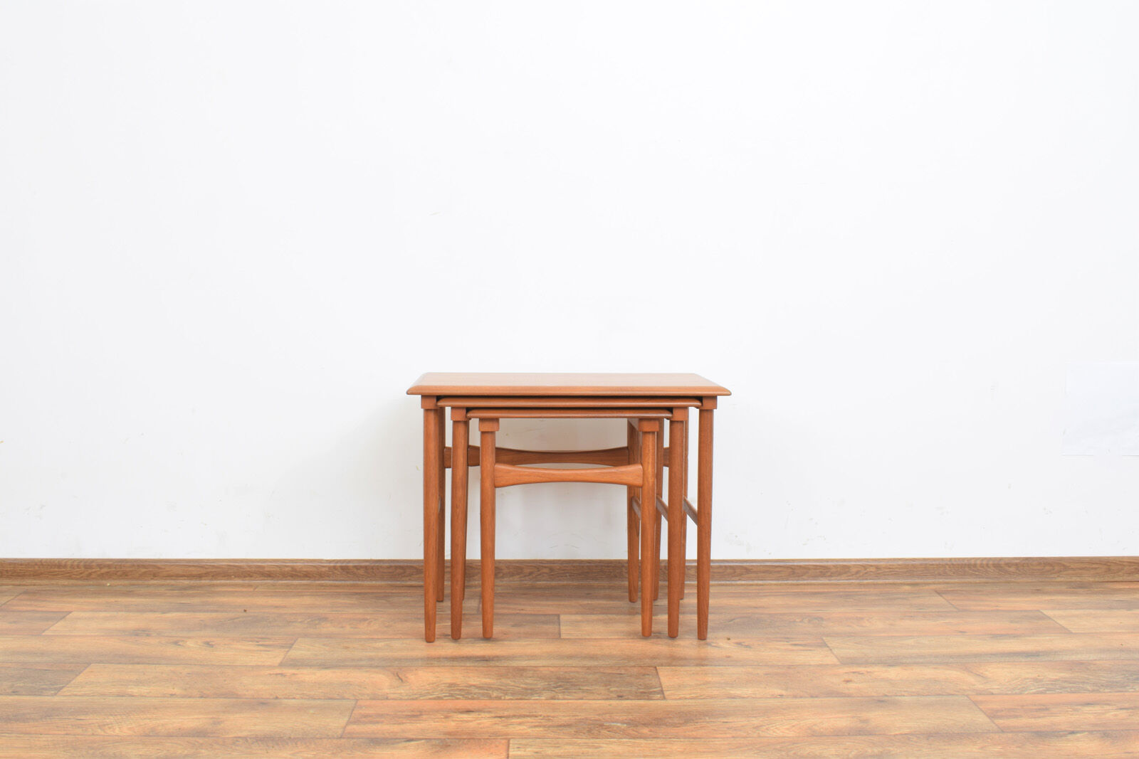 Mid-Century Danish Teak Nesting Tables, Set of 3