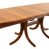 Deens design 2x verlengbare ovalen eettafel 'Skarrild'