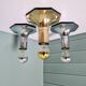 Ceiling light/wall sconce in brass, Motoko Ishii, Staff Leucht