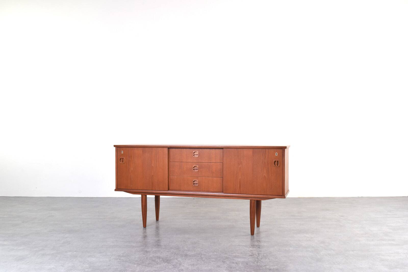 Mid-Century Danish Teak Sideboard, 1960s.