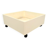 Vintage Space Age Planter on Wheels from Bauform / Wohnform, Germany, 1970s