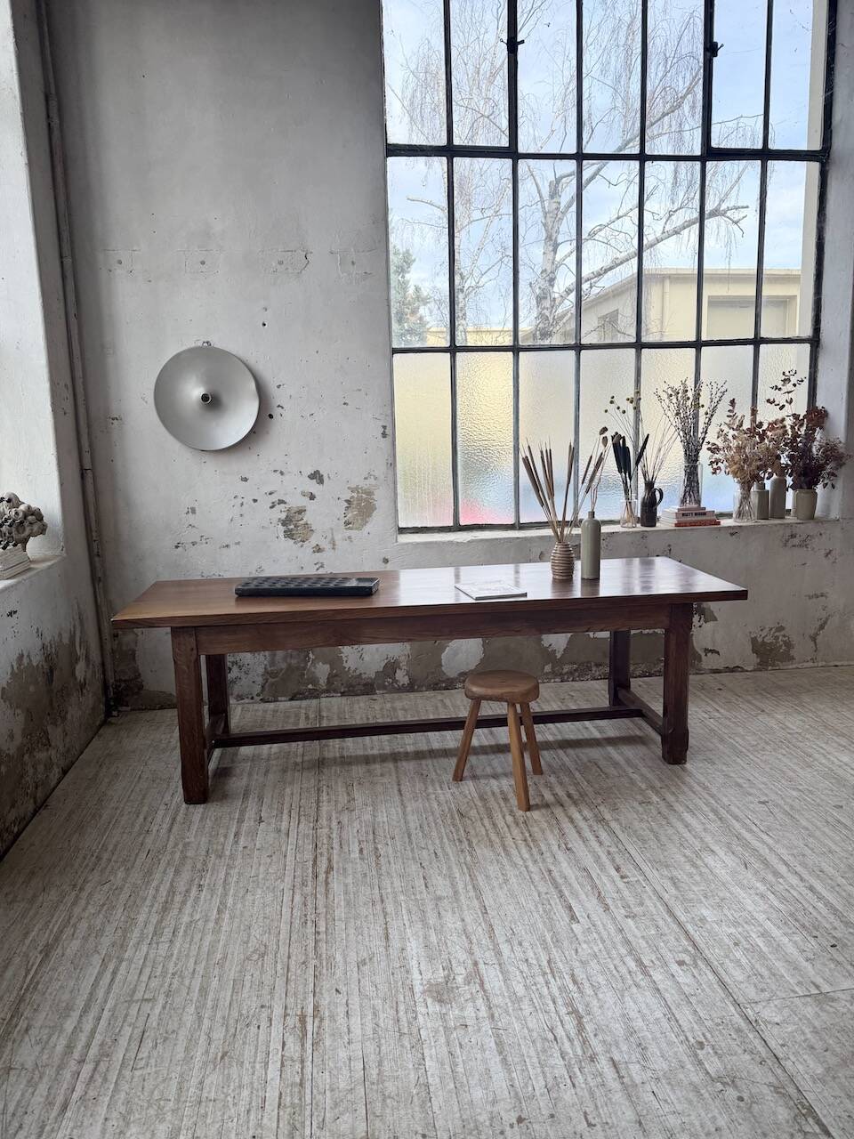 Table de ferme XL en chêne massif