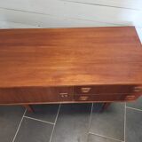 Scandinavian teak row from the 60s 100×62cms