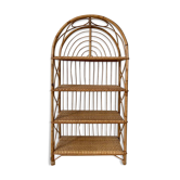 Vintage rattan shelf