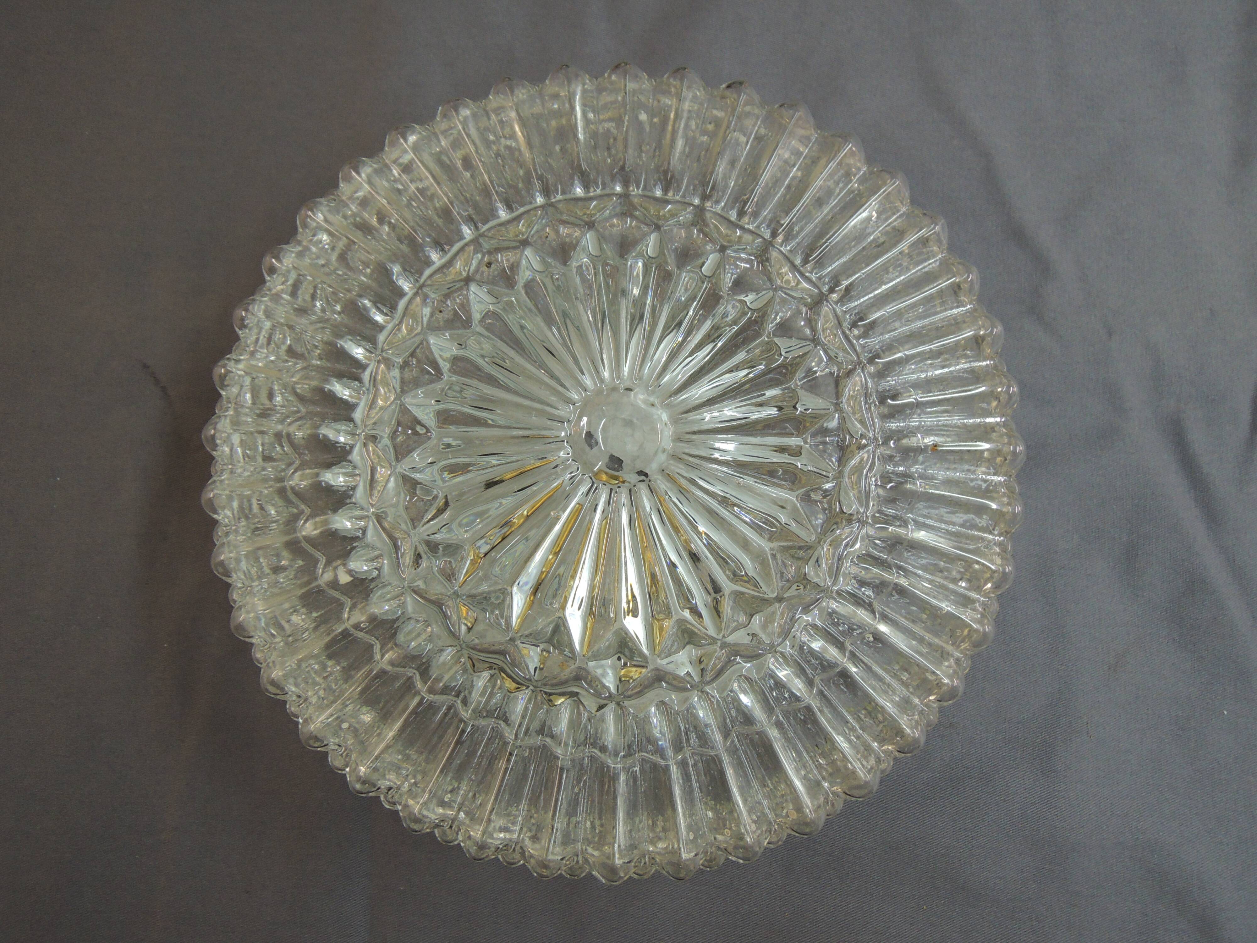 Glass ceiling light