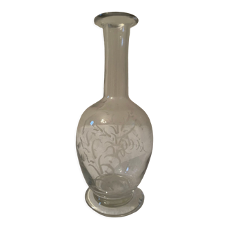 Carafe gravée