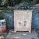 Buffet unique Gaston toile de jute