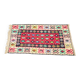 Tapis mural boho vintage Kelim, années 1950