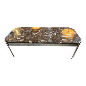 table basse années 70 - chrome