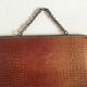 Mirror barber a hang back croc 30 x 24cm