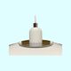 Danish Vintage Pendant Light 1970s | Mid Century Scandinavian Modern Lighting | White
