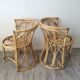 Pair of rattan armchairs from the 60/70s