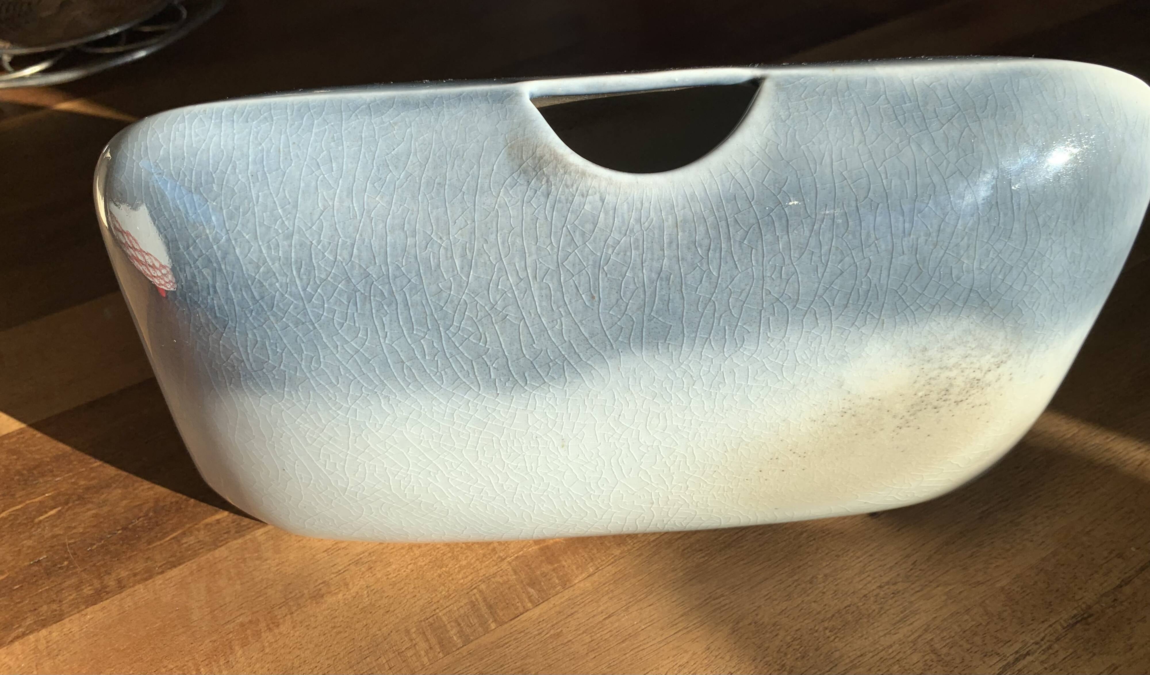 Large designer vase attributed to Pierre Lèbe, 1970