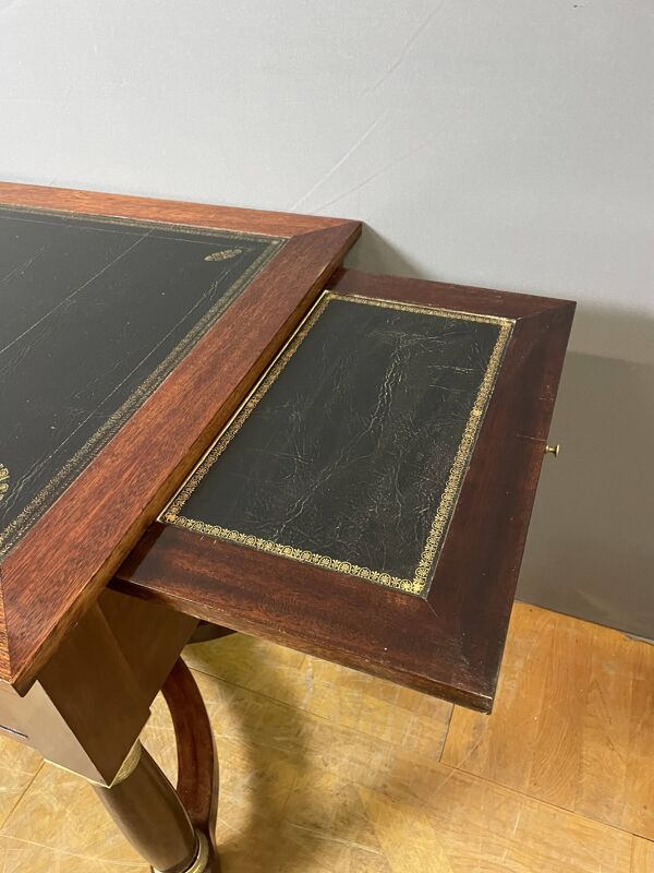 Bureau style Empire en Acajou