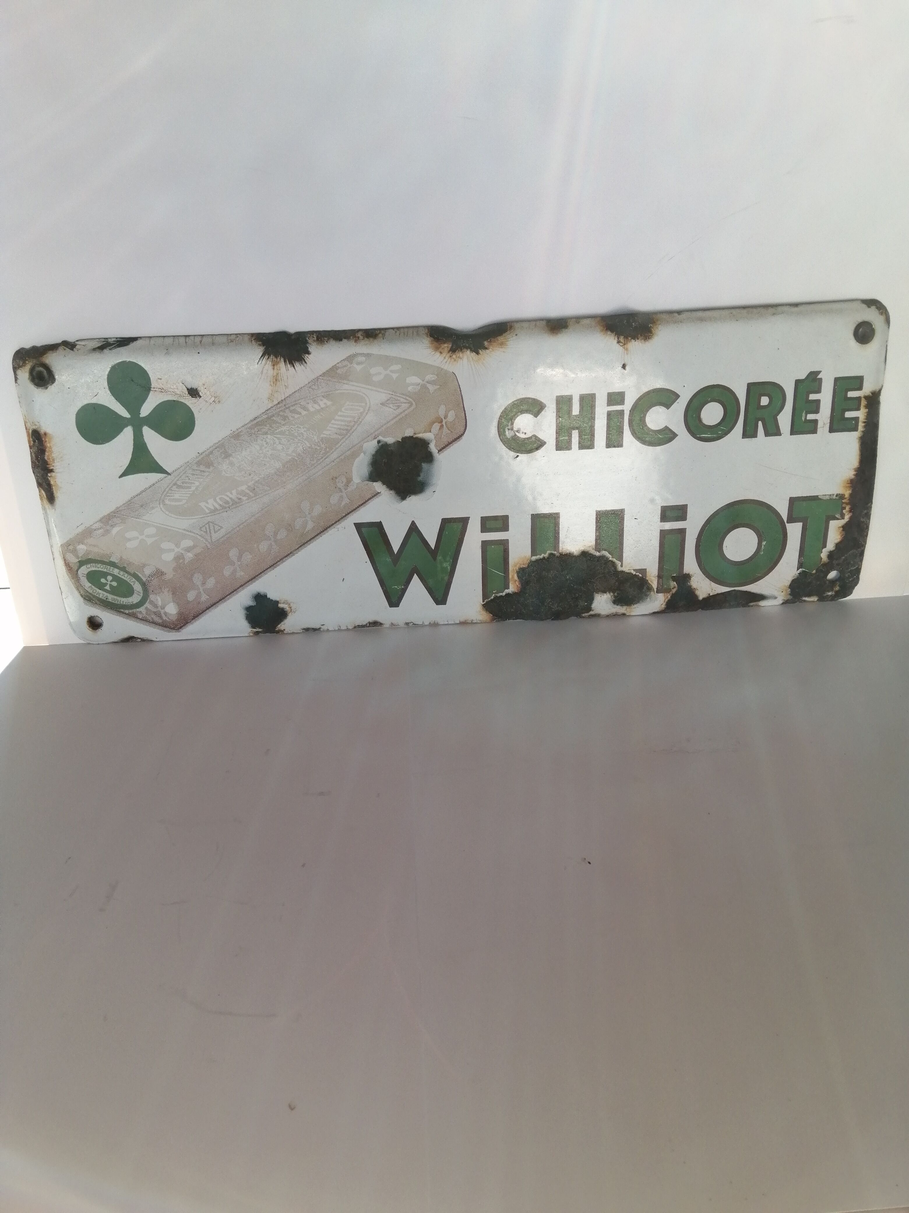 Williot advertising plate