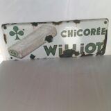 Plaque publicitaire Williot