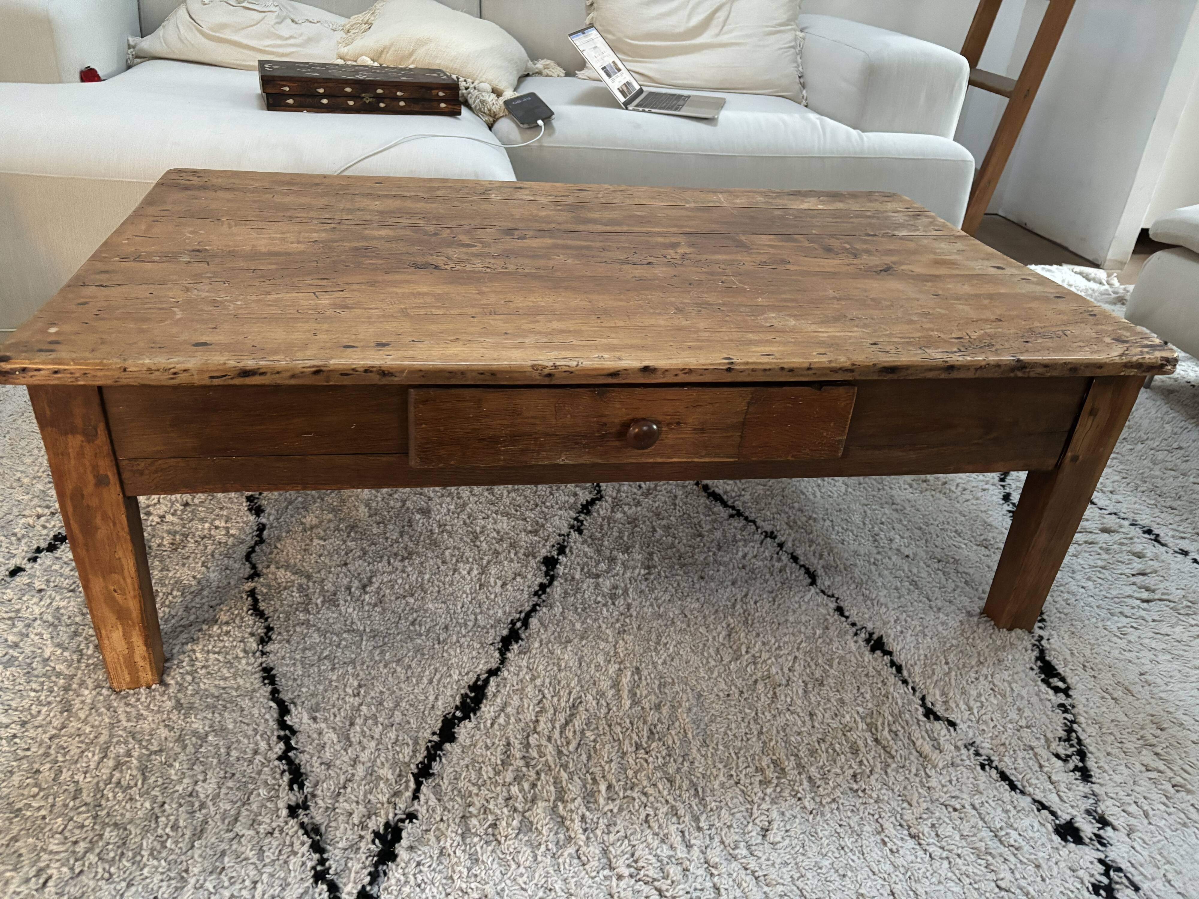 Farmhouse coffee table