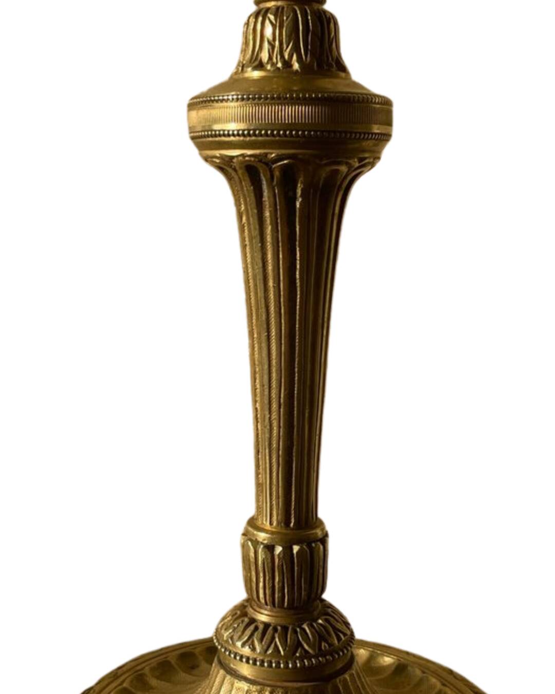 Pair of bronze candlesticks, Louis XVI style, late 19th – early 20th century