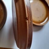 Ensemble de 7 assiettes à dessert vintage - Gien en grès