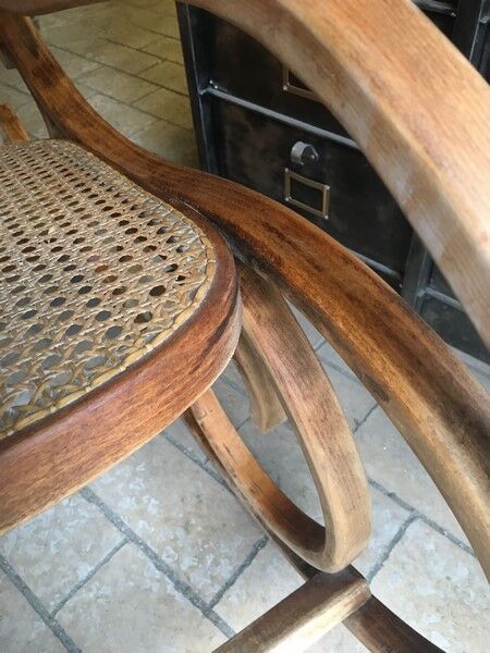 Rocking curved wooden flesh early 20th century