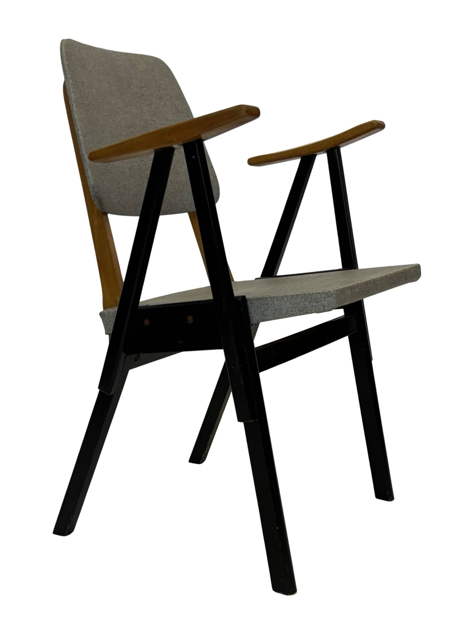 Fauteuil vintage Palais De Tokyo par Zwager Ermeloo, design 1950