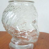 Glass vase head Moor