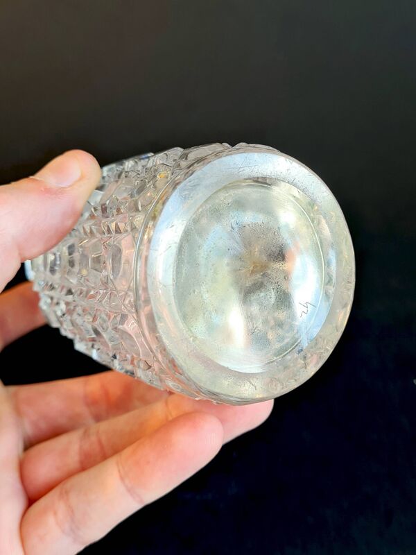 Garniture de toilette en cristal taillé Baccarat