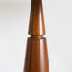 Vintage lamp Aluminor wooden foot art style vintage art deco 80s