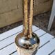 Traditional soliflore vase from India or the Middle East in copper.