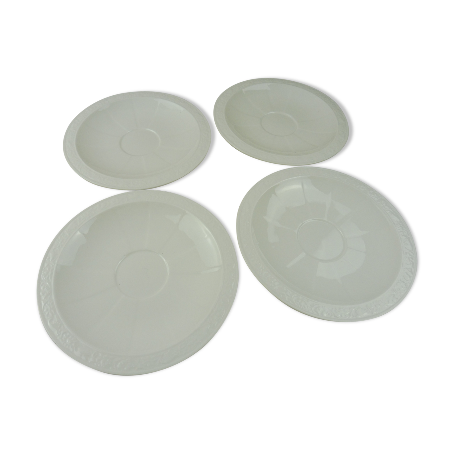 Lot of 4 sub cups, cameo Weiss décor, from Villeroy - Boch V-B