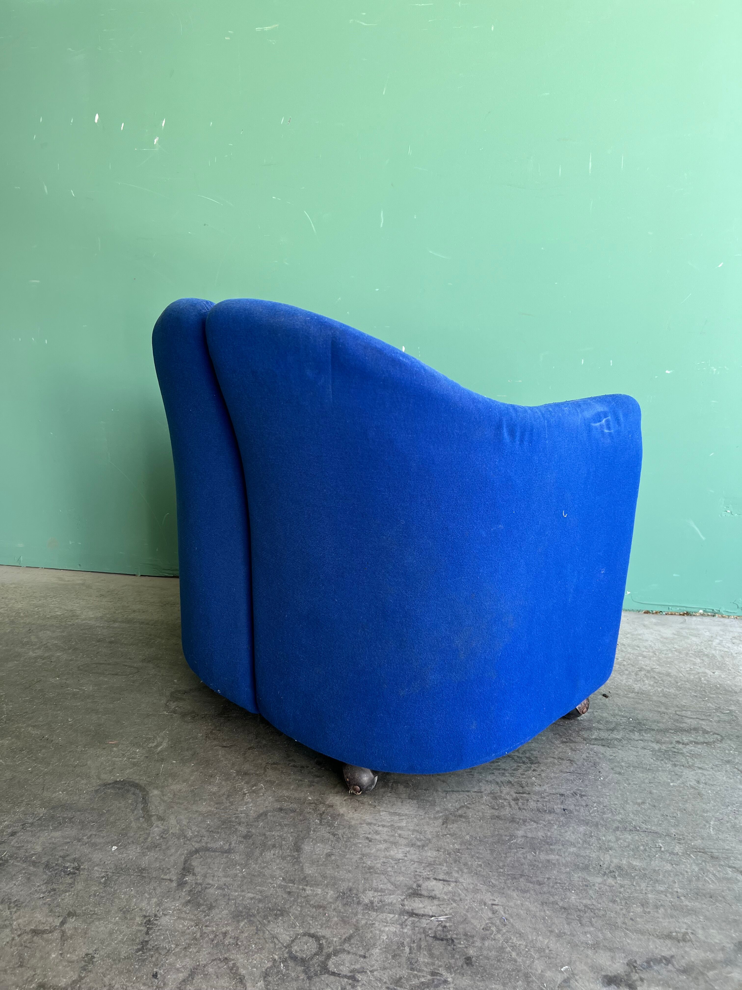 Pair of vintage Ps 142 armchairs by Eugenio Gerli for Tecno, Italy 1966