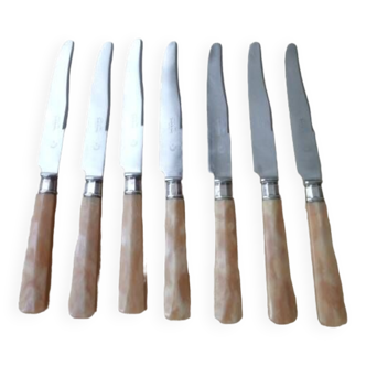 7 CR monogrammed cheese knives